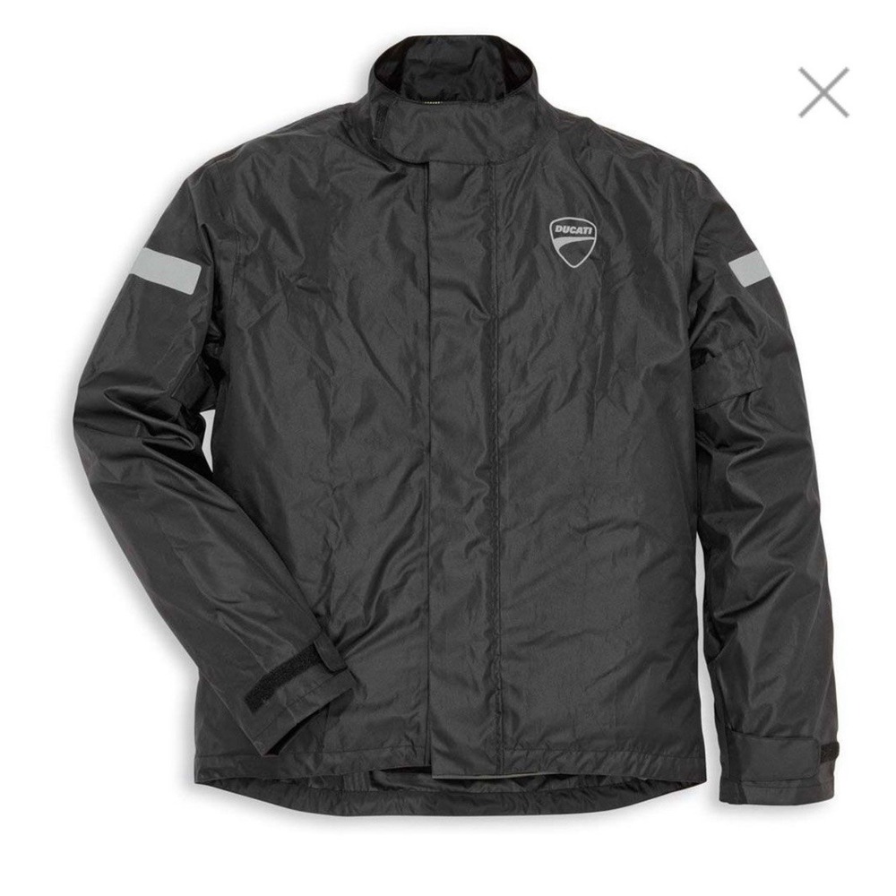 Ducati Revit Strada 2 Rain  Jacket Black New 981028296 Black Size XL